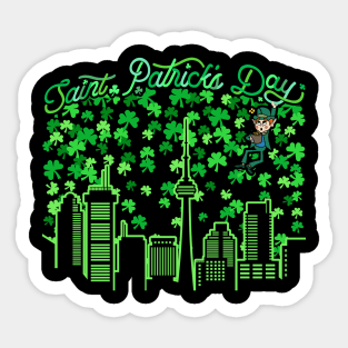 Saint Patrick's Day Toronto Canada Sticker